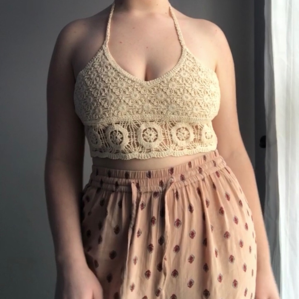 Free People Crotchet Top